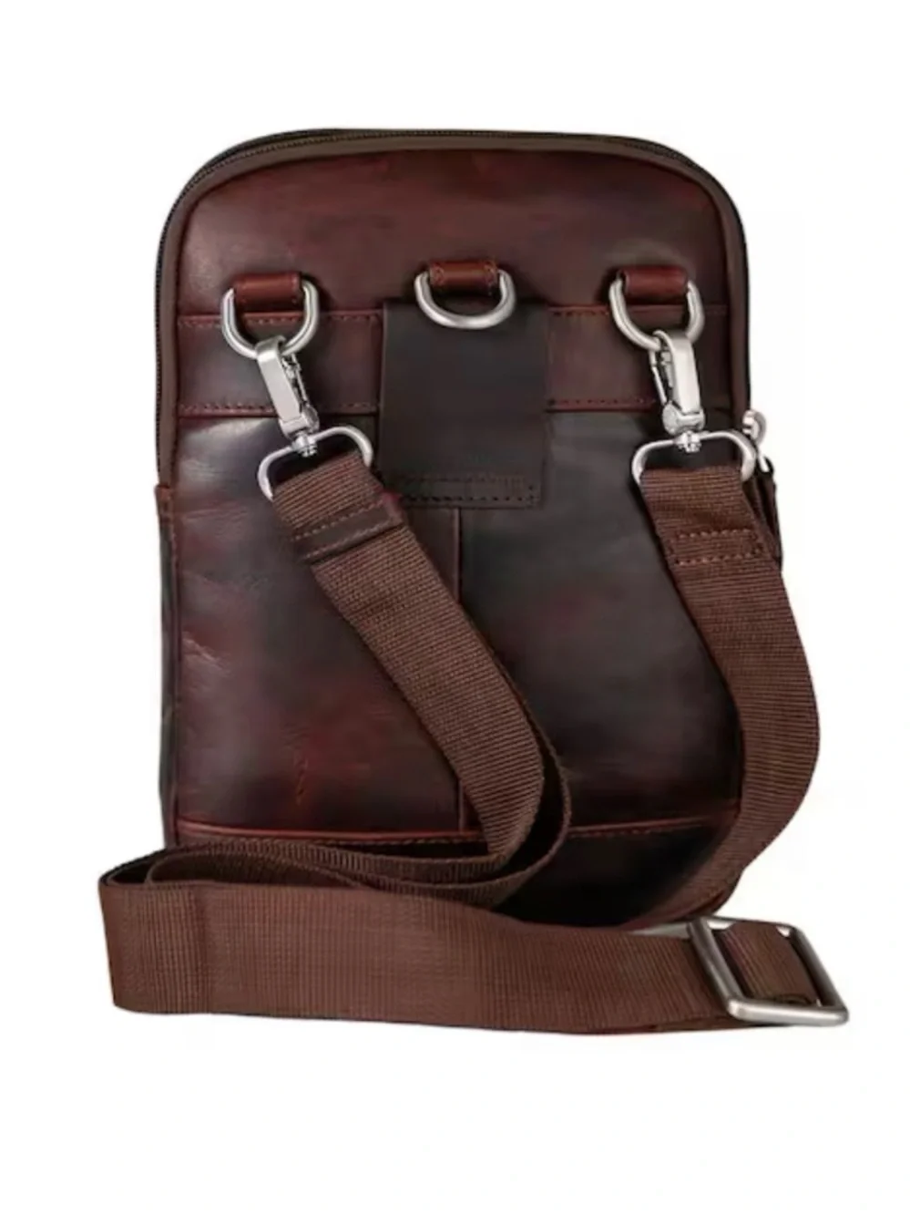 Mancini Buffalo Crossbody Organizer Bag